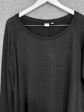 Gap Raglan Sleeve Softspun long sleeve t-shirt Black Large
